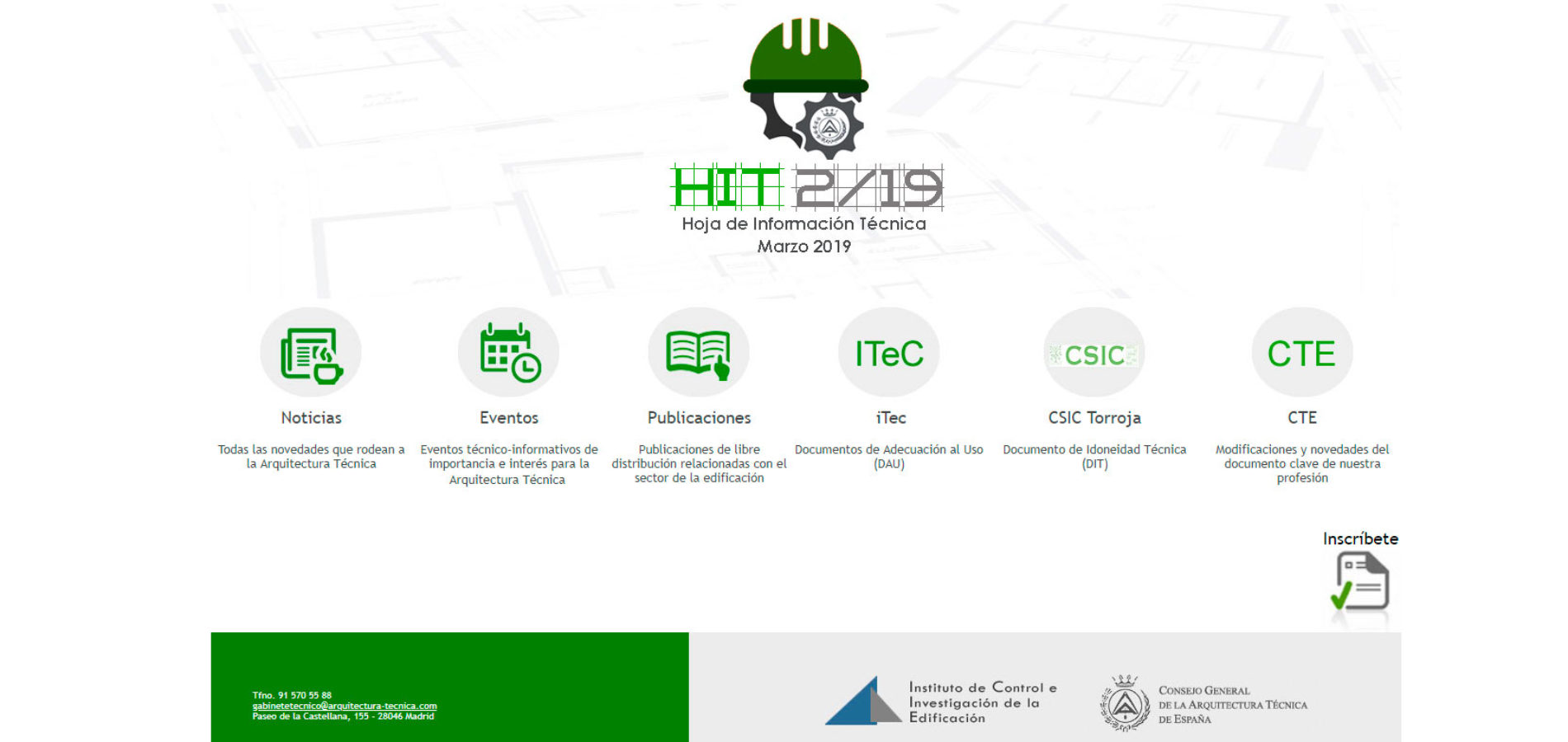 HIT – Hoja Informativa Técnica